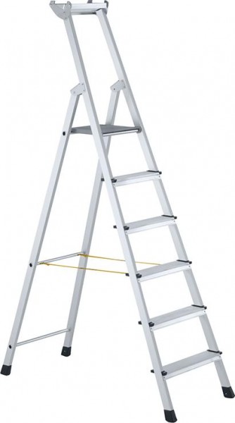 Stufenstehleiter XLstep S, genietete Stufen-Stehleiter, einseitig begehbar