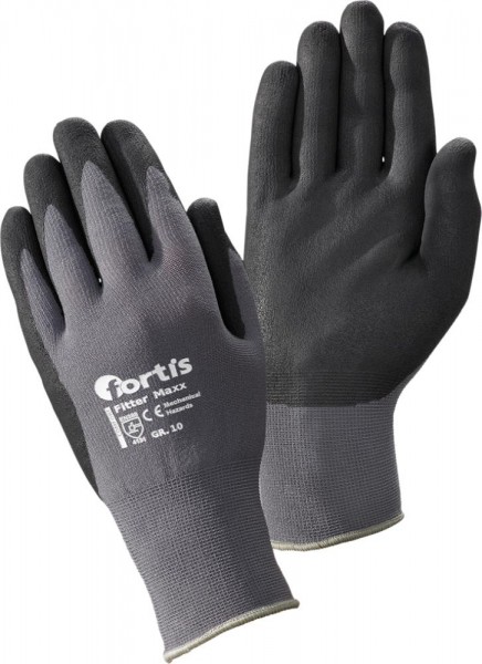 Strick-Handschuh mit Nitril-Schaum-Beschichtung