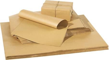 Bogenware Packpapier Zuschnitt 25kg 80g/qm, braun