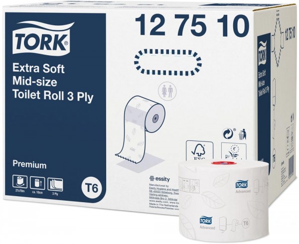 Toilettenpapier TORK® Premium Midi T6