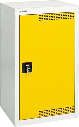 Umweltschrank Basic-Plus, Farbe Türen/Gehäuse signalgelb/lichtgrau