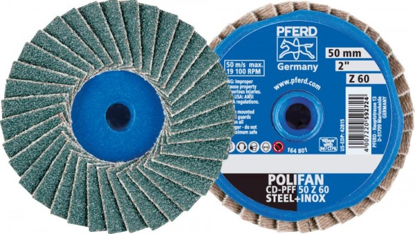 COMBIDISC®-Mini-POLIFAN® CD PFF-Z, Ø 50 mm