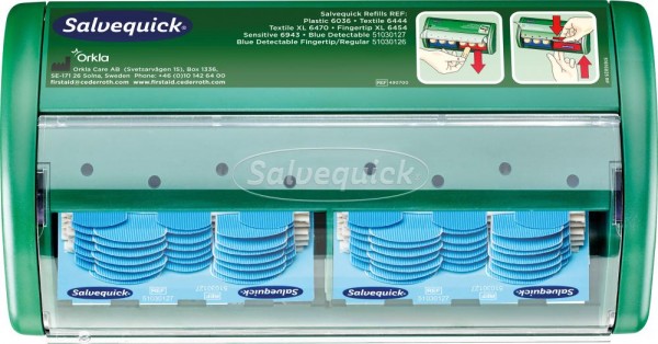 Pflasterspender »Salvequick Blue Detectable«