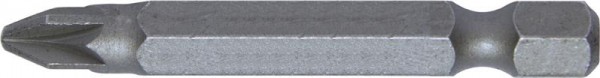 Bit für Kreuzschlitz-Schrauben PZ 1/4″, zähhart mit Torsionsbereich, 50 mm lang, FORUM