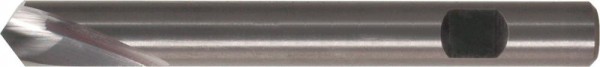 Vollhartmetall-NC-Anbohrer mit zylindrischem Schaft, 145°, Oberfläche blank