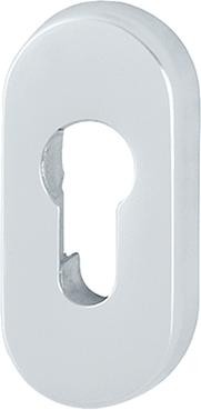 Edelstahl-Schlüsselrosette für Profiltüren E55S