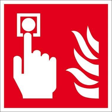 Brandschutzkennzeichnung – Brandmelder (manuell)