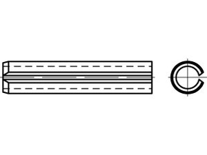 DIN 1481 Spannstifte (Spannhülsen), schwere Ausführung