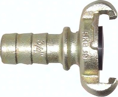 Kompressorkupplungen mit Schlauchanschluss und Sicherungsbund, ähnlich DIN 3489