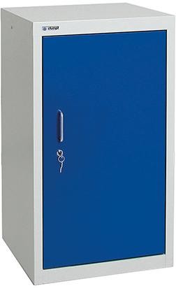 Umweltschrank Basic-Plus, Farbe Türen/Gehäuse enzianblau/lichtgrau