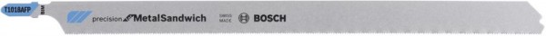 Stichsägeblatt für Sandwich-Material, gerader, feiner Schnitt, T 1018 AFP, Bosch