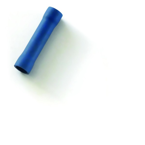 Stoßverbinder isoliert, blau