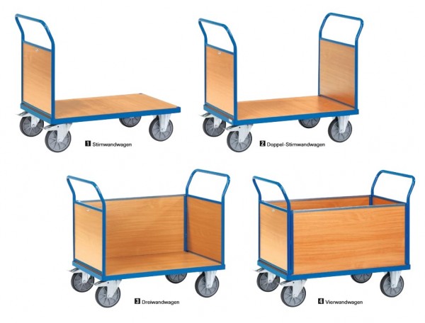 Transportwagen mit Holzwerkstoffplatten