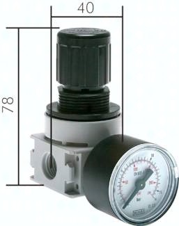 Druckregler - Multifix - für Luft und Wasser, 700 l/min