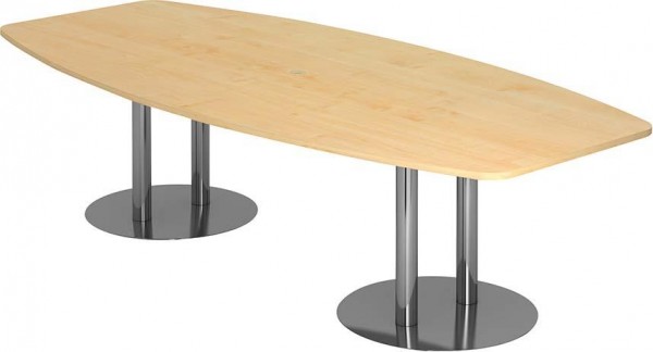 Konferenztisch mit Säulenfüßen, 2800x1300/850 mm